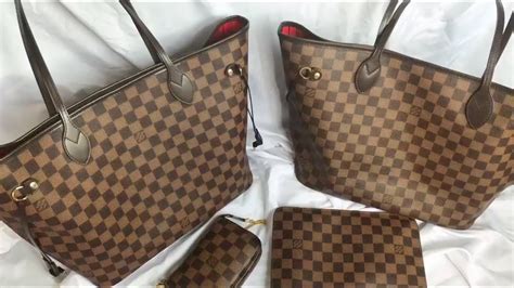 louis vuitton neverfull mm damier ebene real vs fake|louis vuitton damier ebene geronimos.